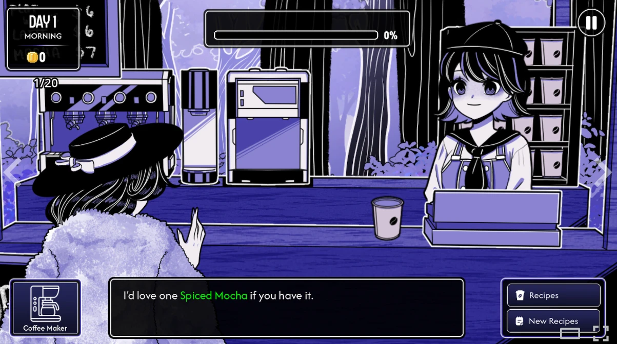 图片[3]-【SLG】异常咖啡馆 Anomaly Cafe Demo-紫星的菜单 - 仅收录精品的小站